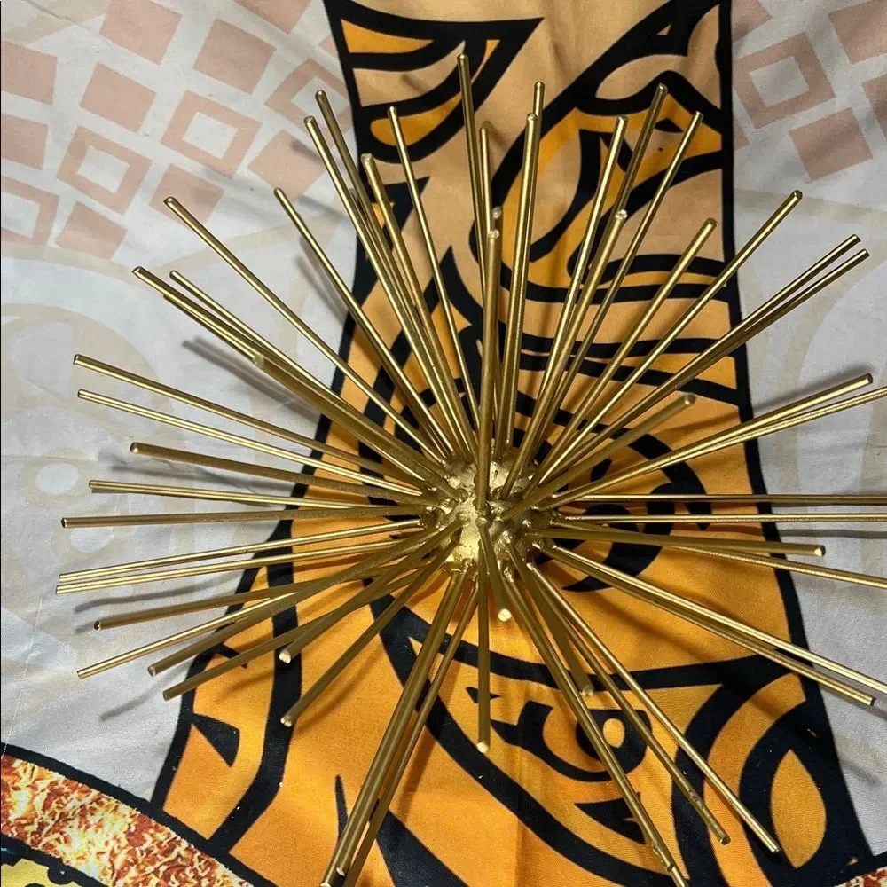 Elegant Gold Starburst Wall  Decor